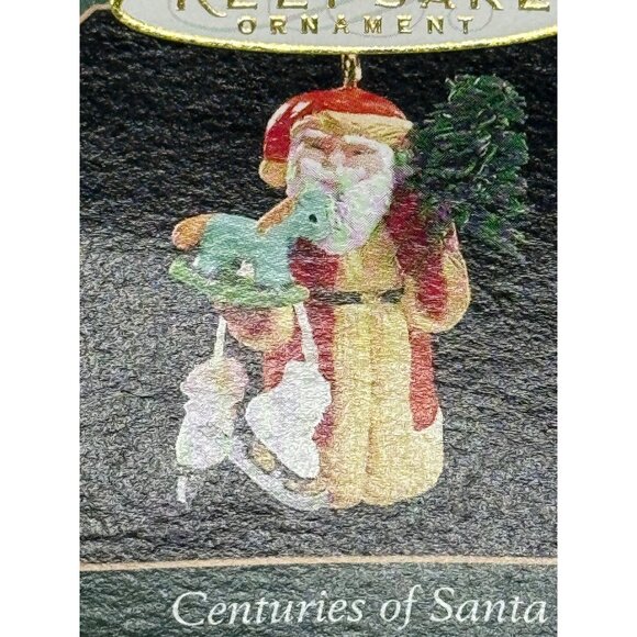 Hallmark Keepsake Ornament 1999 Centuries Of Santa Collectors Series Miniature - Picture 2 of 7